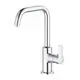 KLUDI-PU-EASY-Waschtisch-EHM-seitlicher-Bed-mit-Metallablaufg-chrom-370230565 gallery number 1
